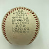 Harvey Haddix Game Used Final Pitch Victory Baseball Win #8 June 12 1962 Pirates