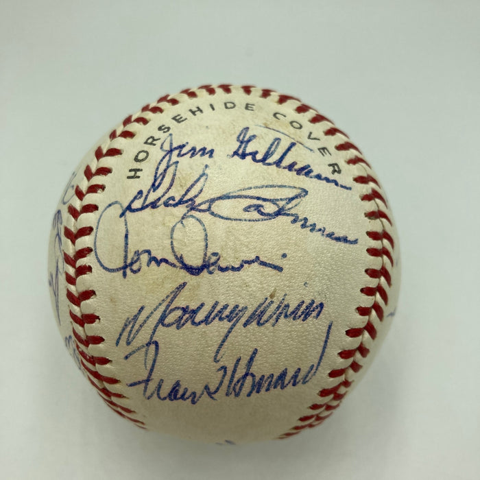 1963 Los Angeles Dodgers World Series Champs Team Signed Baseball Koufax JSA