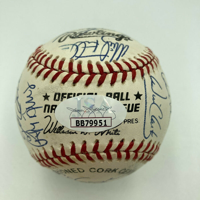 1994 All Star Game Team Signed Baseball Kirby Puckett Cal Ripken Jr. JSA COA