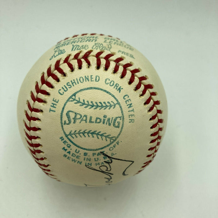 Hal Trosky Sr. Single Signed American League Baseball (Dec 1979) JSA COA RARE