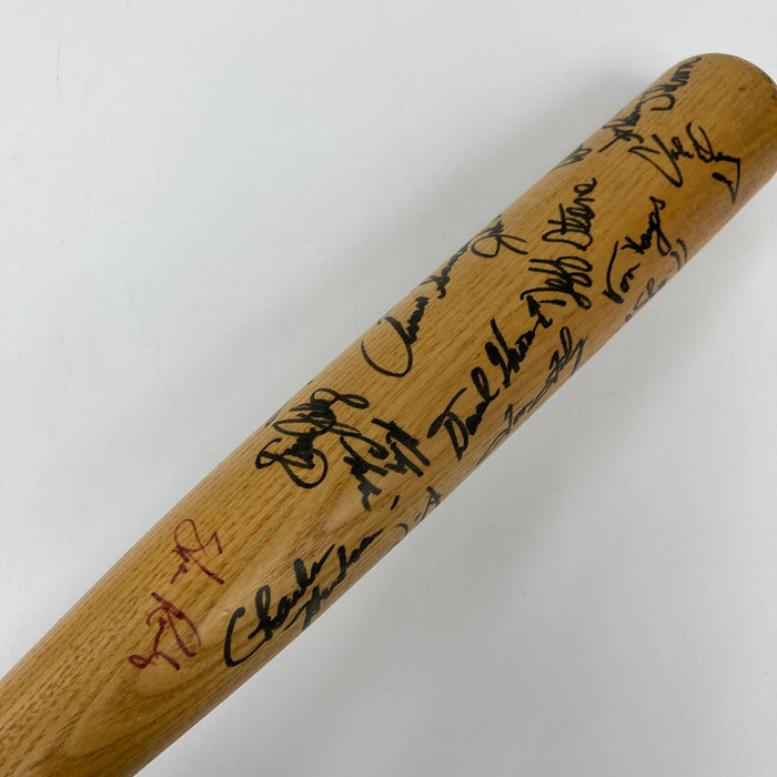 Mike Schmidt 1985 Philadelphia Phillies Team Signed Baseball Bat JSA COA