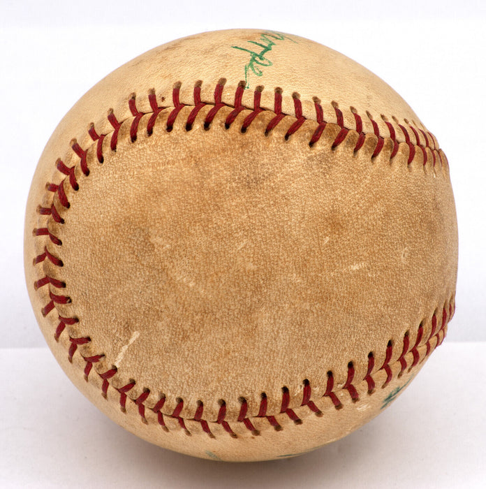 Extraordinary Jim Thorpe & Ty Cobb Signed Autographed 1940s Baseball PSA DNA COA