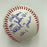 John Sterling Signed Heavily Inscribed STAT Baseball JSA COA RARE!