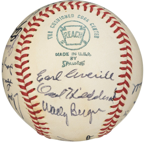 1934 All Star Game Team Signed American League Baseball Beckett COA