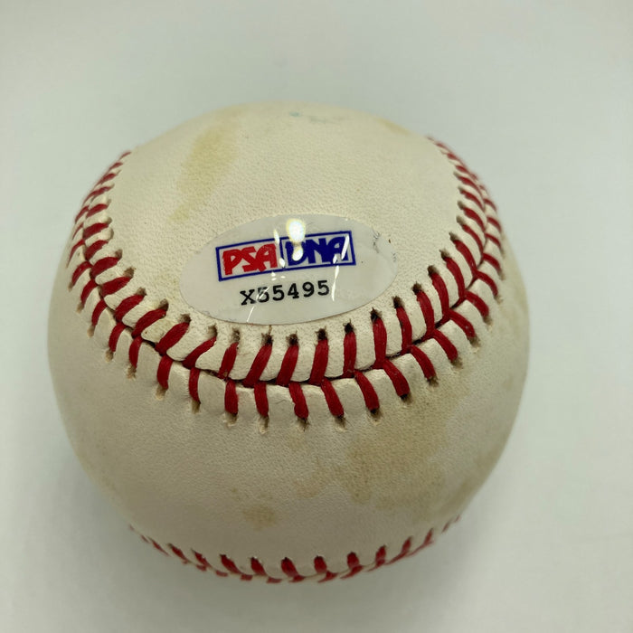 Yogi Berra Signed Vintage American League Macphail Baseball PSA DNA COA