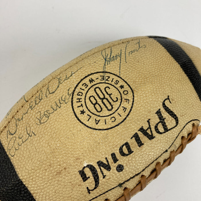 1963 New York Giants East Division Champs Team Signed Football