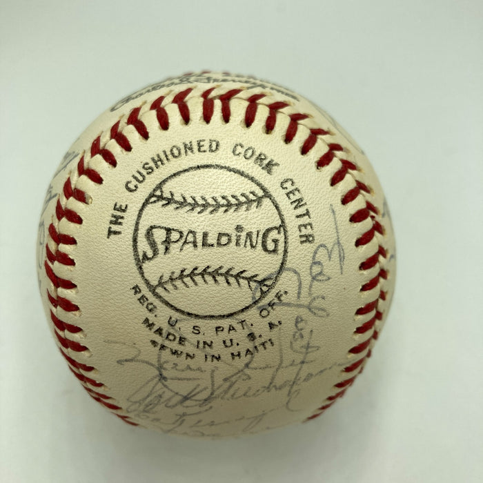 1975 New York Mets Team Signed National League Baseball Tom Seaver JSA COA