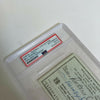 Bill Russell Signed Autographed Bank Check PSA DNA Boston Celtics HOF Legend