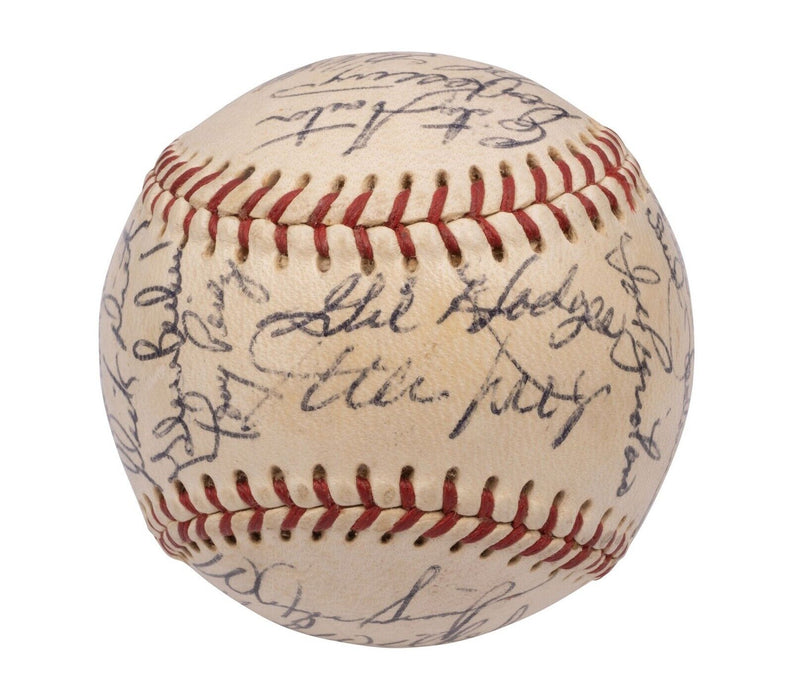 1970 All Star Game Team Signed Baseball Roberto Clemente Willie Mays Hank PSA