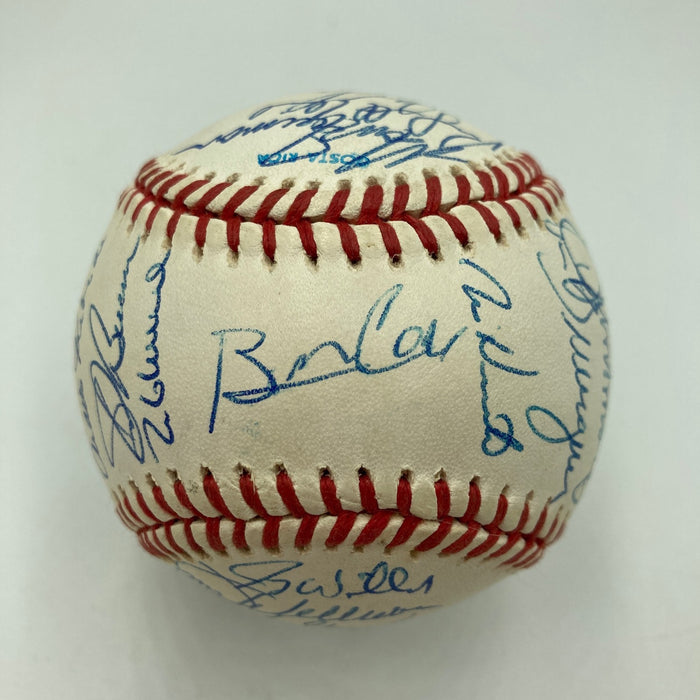 1991 Atlanta Braves NL Champs Team Signed World Series Baseball 31 Sigs JSA COA
