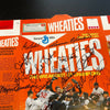 1987 Minnesota Twins World Series Champs Team Signed Wheaties Box With JSA COA