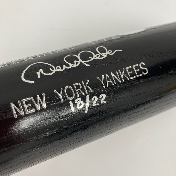 Derek Jeter Hit #2,722 Yankees All Time Leader Signed Game Model Bat Steiner COA