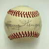 Rogers Hornsby Gil Hodges Casey Stengel Signed National League Baseball Beckett