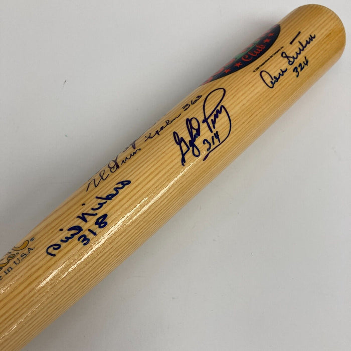 Beautiful 300 Win Club Signed Baseball Bat Nolan Ryan Tom Seaver JSA COA