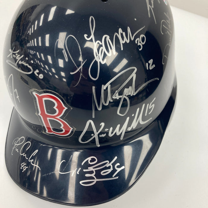 2004 Boston Red Sox World Series Champs Team Signed Helmet JSA COA