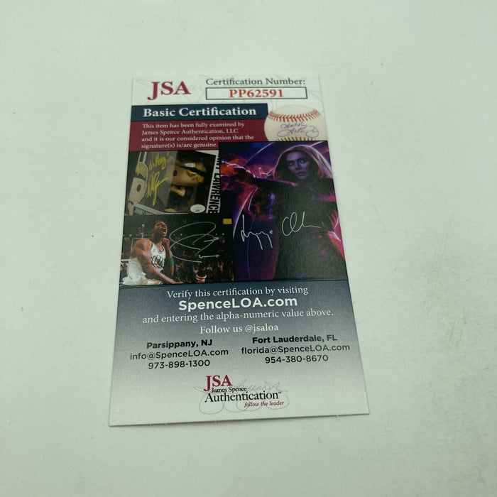 Doug Flutie Signed Official Major League Baseball NFL New England Patriots JSA