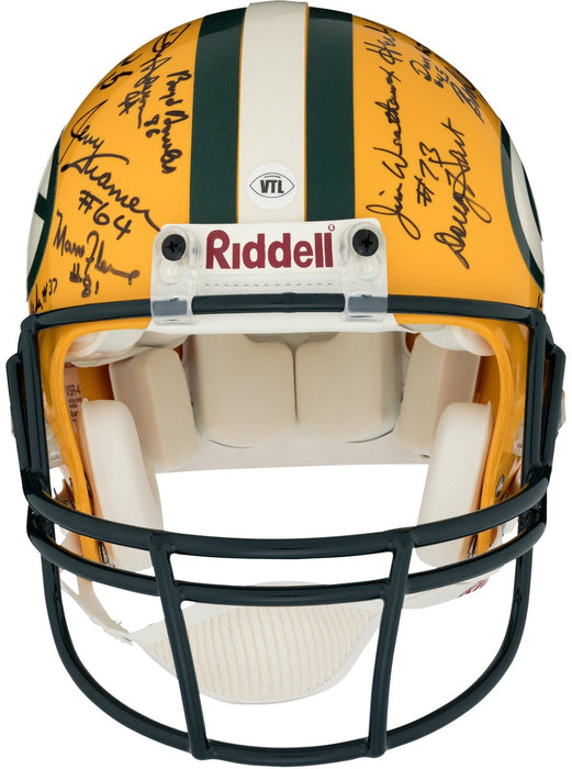 1966 Green Bay Packers Super Bowl I Champs Team Signed Helmet PSA DNA & Beckett