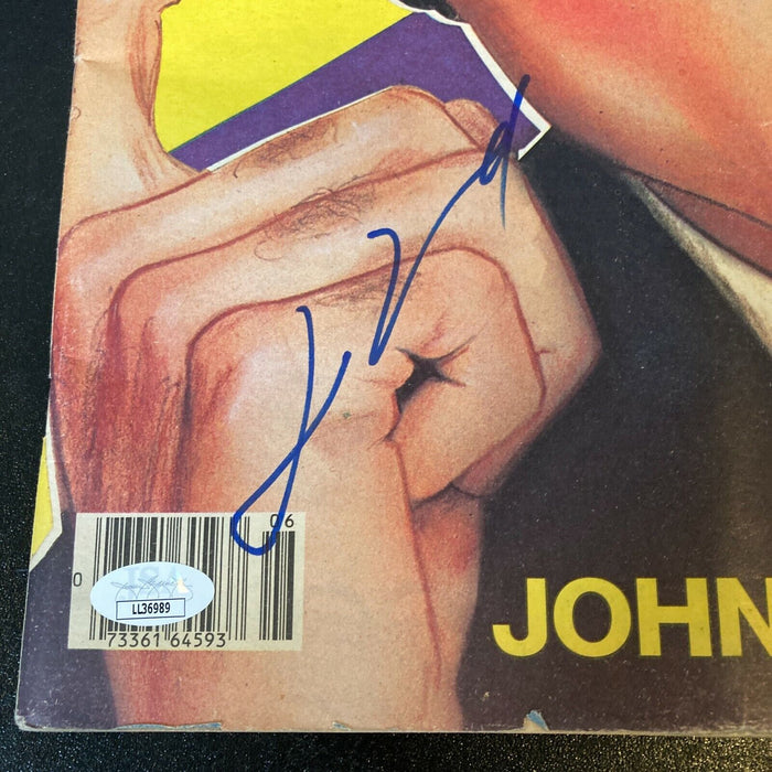 John Travolta Signed Vintage Large 1970's Magazine With JSA COA