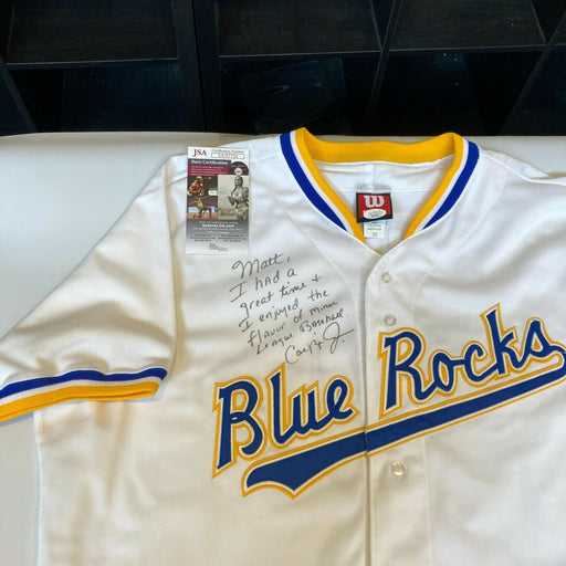 Cal Ripken Jr. Signed Wilmington Blue Rocks Jersey Presented To Ripken JSA COA