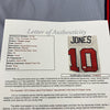 Chipper Jones Signed 2012 Final Season Game Used Atlanta Braves Jersey JSA COA