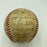1945 New York Yankees Team Signed American League Harridge Baseball JSA COA