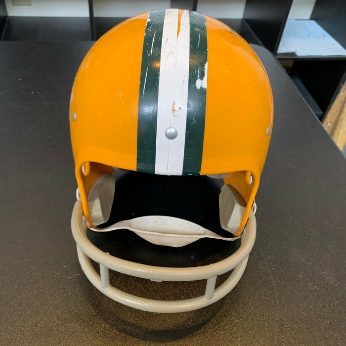 Boyd Dowler HOF Signed Inscribed 1960's Green Bay Packers Full Size Helmet JSA