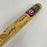 Beautiful Chicago Cubs Legends Multi Signed Cooperstown Bat Ernie Banks JSA COA