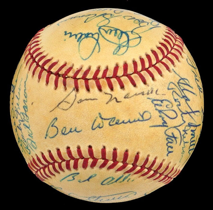 1960 Pittsburgh Pirates World Series Champs Team Signed Baseball 23 Sigs Beckett