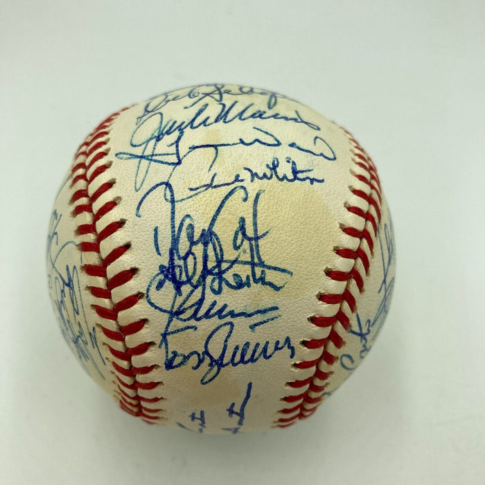 1993 Toronto Blue Jays World Series Champs Team Signed W.S. Baseball JSA COA