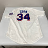 Nolan Ryan Signed Heavily Inscribed STATS Texas Rangers Jersey PSA DNA MINT 9