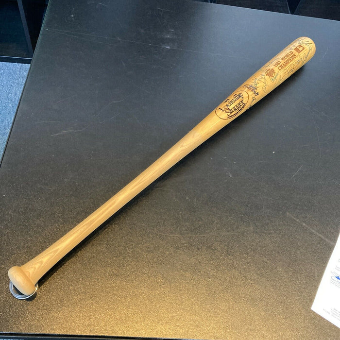 1987 Minnesota Twins World Series Champs Team Signed W.S. Bat Kirby Puckett JSA