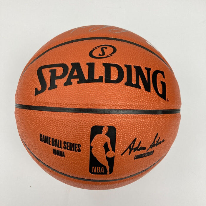 Trae Young Signed Official Spalding NBA Game Basketball Panini COA