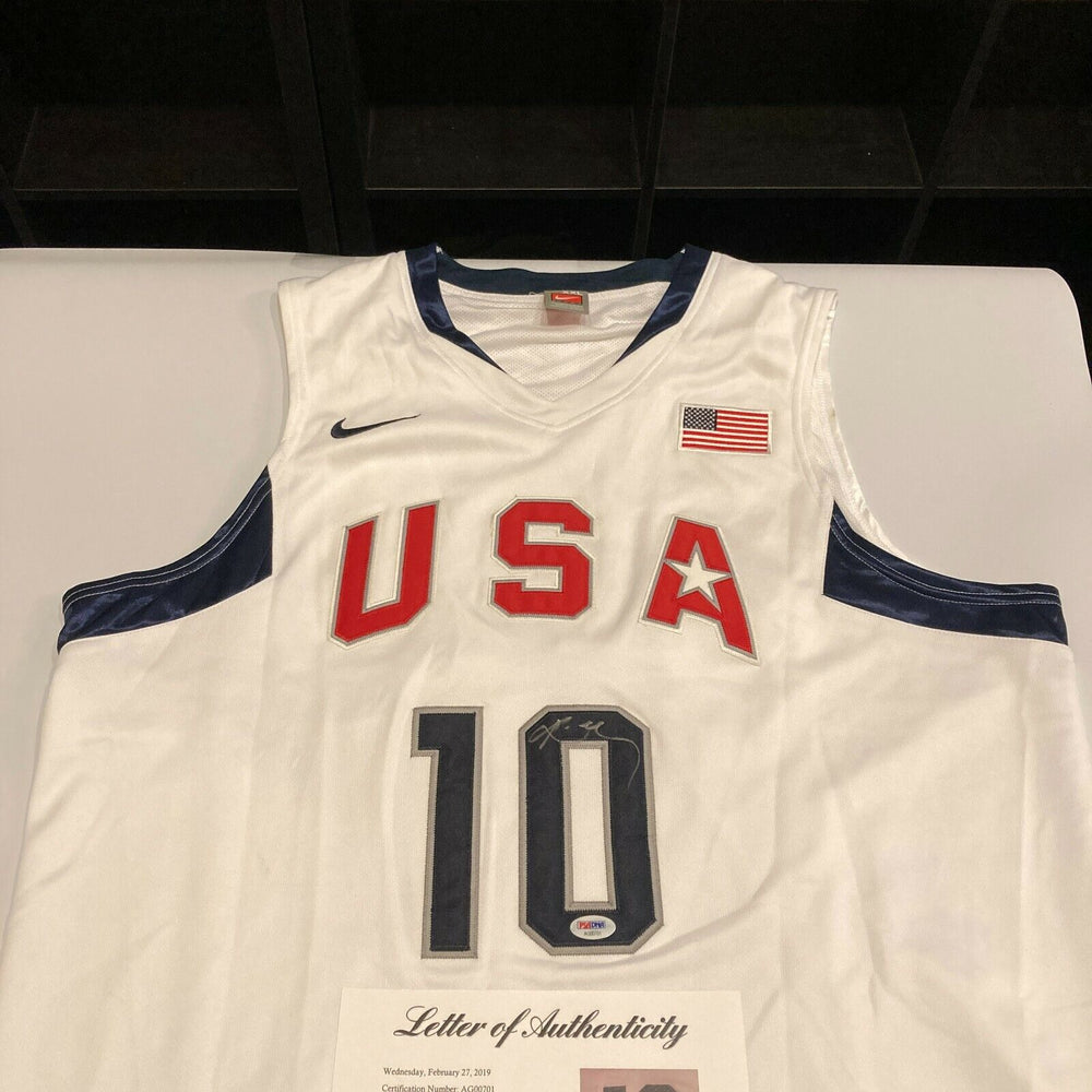 Kobe Bryant Signed Authentic 2008 Team USA Olympics Jersey With PSA DNA COA