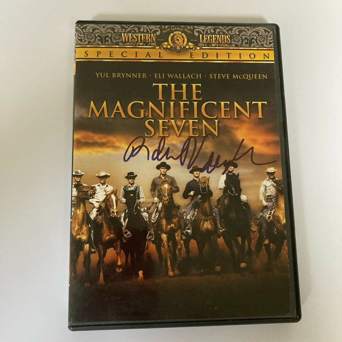 Robert Vaughn Signed The Magnificent Seven DVD Movie JSA COA