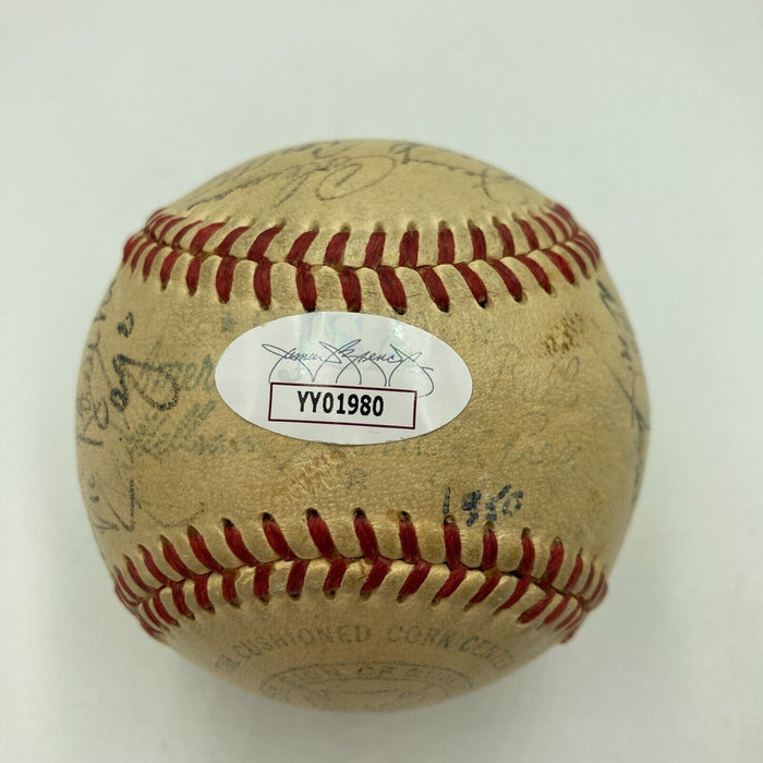 1950 New York Yankees World Series Champs Team Signed AL Baseball JSA COA