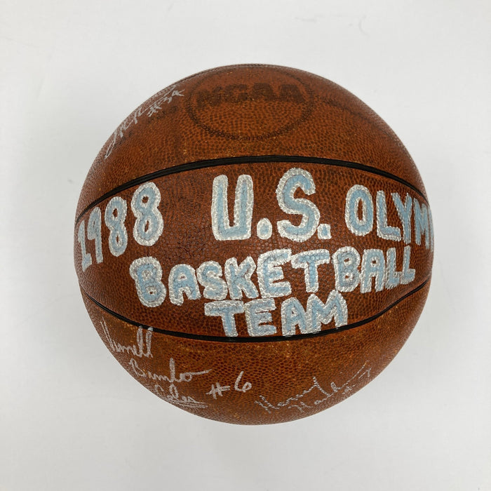 1988 Team USA Olympics Signed Basketball David Robinson JSA COA RARE