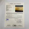 Travis Jackson Ted Lyons Judy Johnson Hall Of Fame Signed Baseball Bat JSA COA
