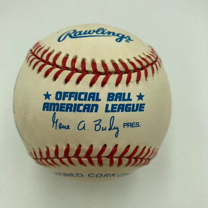 1997 Toronto Blue Jays Team Signed American League Baseball Joe Carter