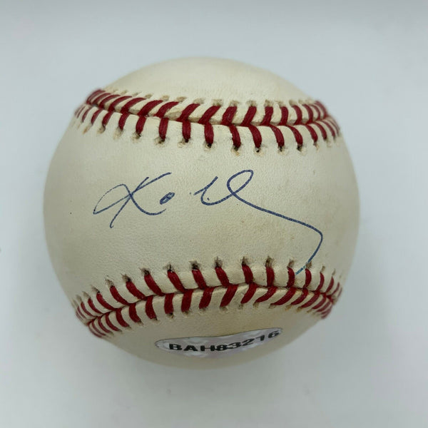 Rare Kobe Bryant Signed Major League Baseball Upper Deck UDA Holo & JSA COA