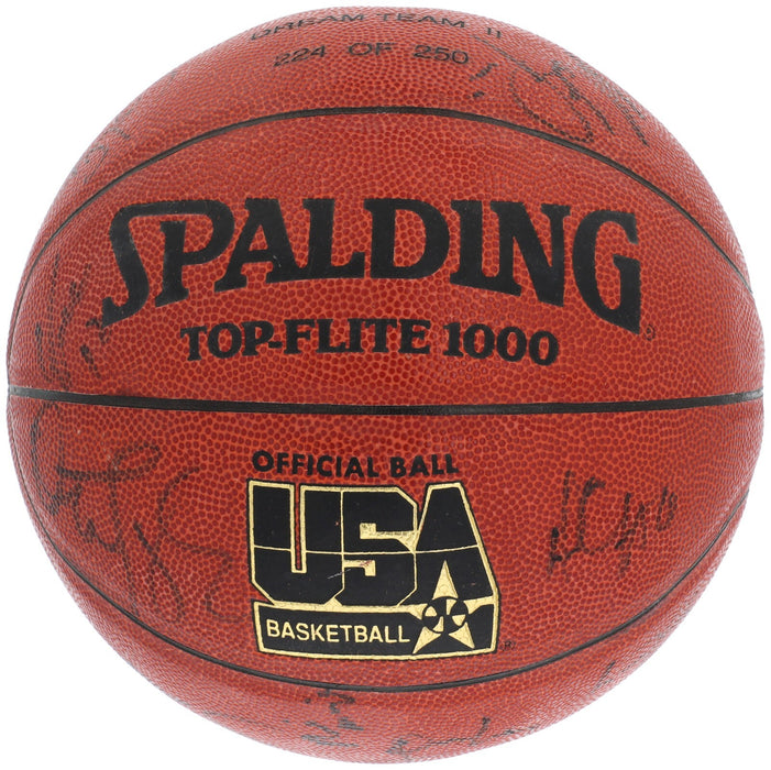 1994 Dream Team II Olympics Team USA Signed Spalding Basketball JSA COA