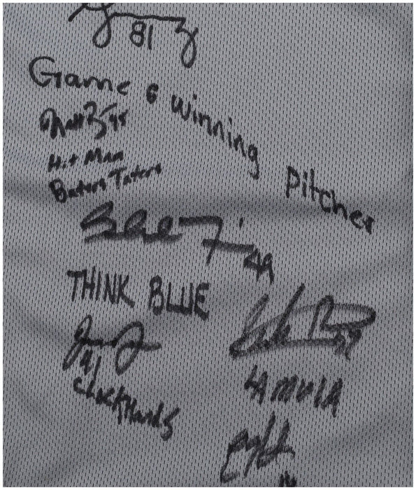 2020 Los Angeles Dodgers World Series Champs Team Signed Jersey 29 Sigs PSA DNA