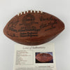 1966 Green Bay Packers Super Bowl 1 Champs Team Signed Football Lombardi JSA