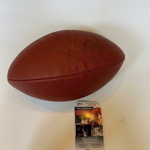 Jerome Bettis Signed Autographed Authentic Wilson NFL Football With JSA COA