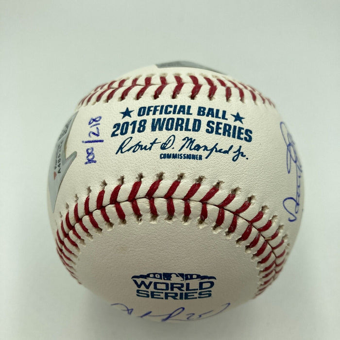 2018 Boston Red Sox World Series Champs Team Signed Baseball Fanatics Certified