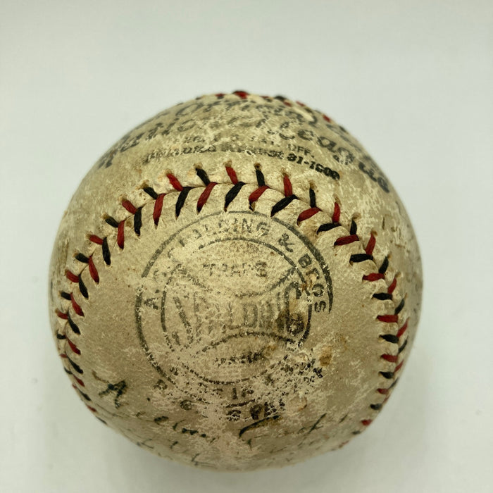 1923 Pittsburgh Pirates Team Signed Baseball Max Carey Rabbit Manville PSA DNA