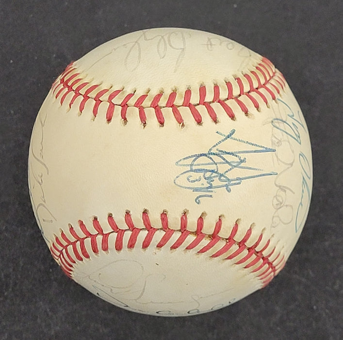 1987 Minnesota Twins World Series Champs Team Signed W.S. Baseball JSA COA