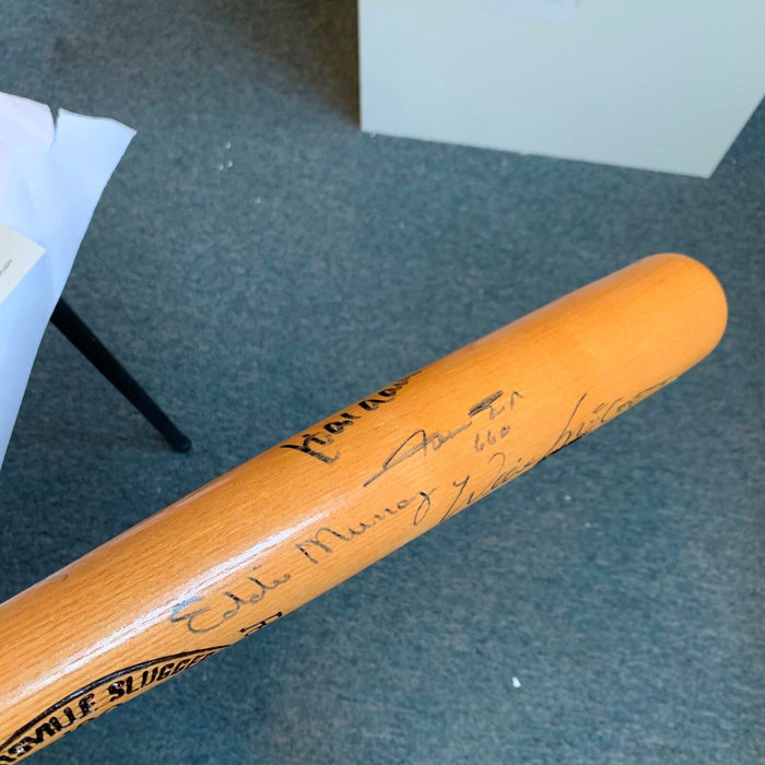500 Home Run Club Signed Bat W/Inscriptions Ted Williams Willie Mays JSA COA