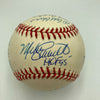 Mike Schmidt Signed Heavily Inscribed Career STAT Baseball Reggie Jackson COA