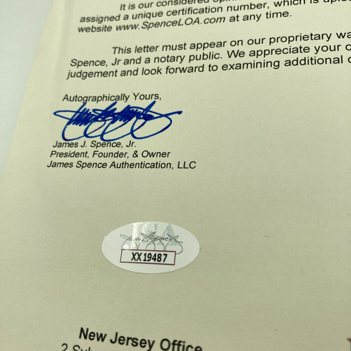 Beautiful 1969 Chicago Cubs Team Signed Major League Baseball Ernie Banks JSA