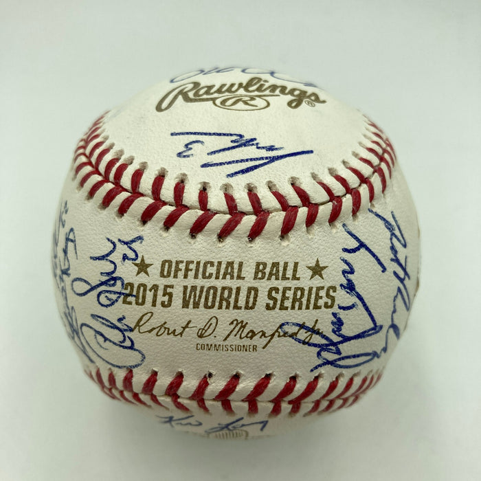2015 New York Mets NL Champs Team Signed World Series Baseball JSA COA